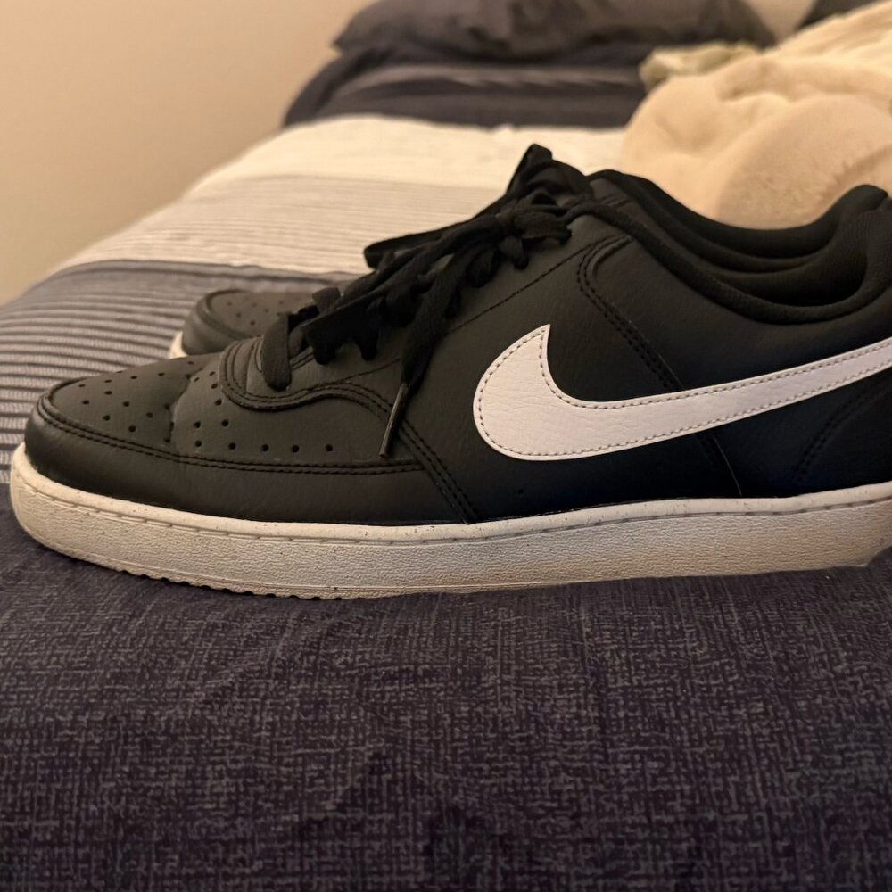 Black Nike Court Vision Lows